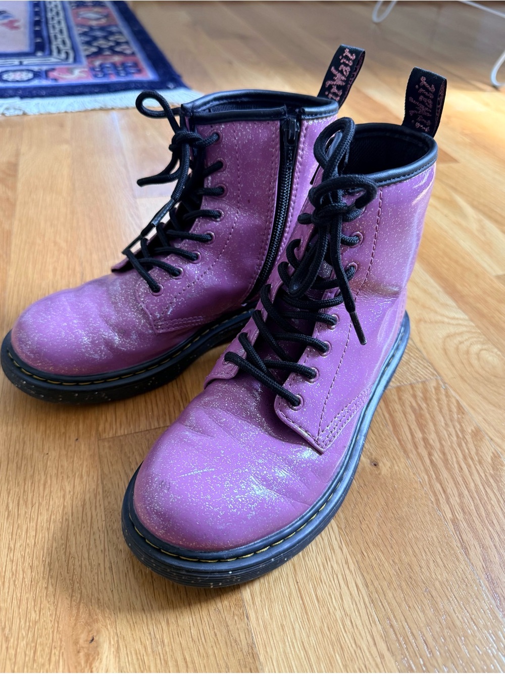 Dr. Martens Glitter Boots -  size 3